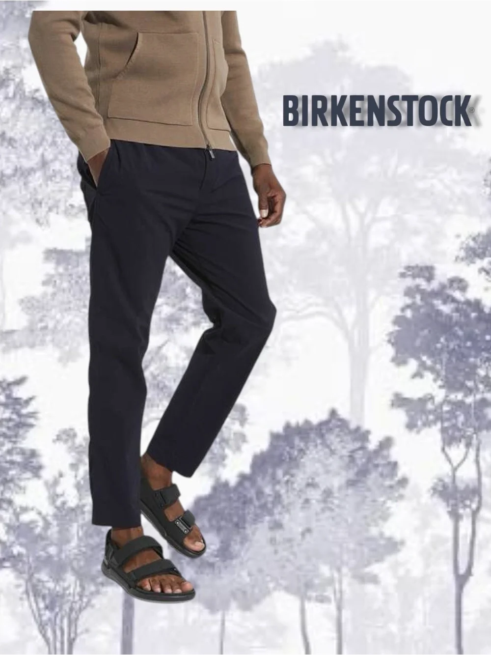 NWT Birkenstock Tatacoa Futura Black Men's Sandals Size 45 / US 12-12.5 NIB